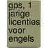 GPS, 1 jarige licenties voor Engels
