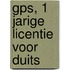 GPS, 1 jarige licentie voor Duits
