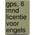 GPS, 6 mnd licentie voor Engels