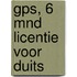 GPS, 6 mnd licentie voor Duits