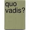 Quo Vadis? by Manfred F. R. Kets de Vries