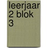 leerjaar 2 Blok 3 by Tanja Kassel