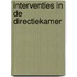 Interventies in de directiekamer