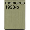 Memoires 1998-B door Willem Oltmans