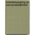 Beleidsbepaling en aansprakelijkheid