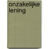 Onzakelijke lening