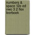 Numbers & Space 12e ed vwo 3 2 FLEX leerboek