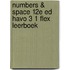 Numbers & Space 12e ed havo 3 1 FLEX leerboek
