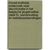 Mixed-methods onderzoek naar discriminatie in het Belgische jeugdvoetbal (deel 5). Samenvatting en beleidsaanbevelingen by Jeroen Scheerder