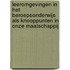 Leeromgevingen in het beroepsonderwijs als knooppunten in onze maatschappij