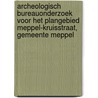 Archeologisch bureauonderzoek voor het plangebied Meppel-Kruisstraat, gemeente Meppel door M.R. Groenhuijzen