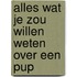 Alles wat je zou willen weten over een pup
