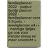 Purpuz Familieplanner Weekplanner - Familieplanner - To Do Planner - A4+ Gezinsplanner - Ongedateerd