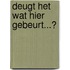 Deugt het wat hier gebeurt...?