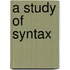 A study of Syntax