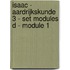 Isaac - aardrijkskunde 3 - set modules D - module 1