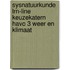 SysNatuurkunde LRN-line Keuzekatern havo 3 Weer en Klimaat