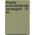 Display scheurkalender ophangset - 12 ex.