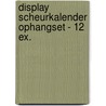 Display scheurkalender ophangset - 12 ex. door Onbekend