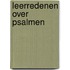 Leerredenen over Psalmen
