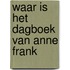 Waar is het dagboek van Anne Frank