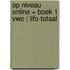 Op niveau online + boek 1 vwo | LIFO-totaal