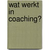 Wat werkt in coaching? door Erik De Haan