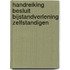 Handreiking Besluit bijstandverlening zelfstandigen