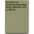 Architect en waterbouwkundige Klaas Siekman Azn. Zuidhorn