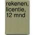 Rekenen, licentie, 12 mnd