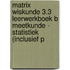 Matrix Wiskunde 3.3 Leerwerkboek B Meetkunde - Statistiek (incl. Pelckmans Portaal)