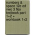 Numbers & Space 12e ed vwo 3 FLEX textbook part 1+2 + workboek 1+2
