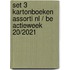 set 3 kartonboeken assorti Nl / BE actieweek 20/2021