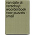 Van Dale Woordenboek voor puzzels - klein