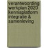 Verantwoording werkplan 2020 Kennisplatform Integratie & Samenleving