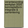 Verantwoording werkplan 2020 Kennisplatform Integratie & Samenleving door Verwey-JonkerInstituut
