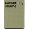 Concerning shame door S.C.M. Welten