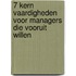 7 kern vaardigheden voor managers die vooruit willen