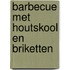 Barbecue met houtskool en briketten