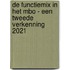 De Functiemix in het MBO - Een tweede verkenning 2021