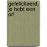 Gefeliciteerd, je hebt een OR!