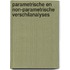 Parametrische en non-parametrische verschilanalyses