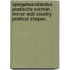 Spiegelwandlandse poetische vormen. Mirror Wall Country poetical shapes.