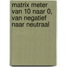 MatriX meter van 10 naar 0, van negatief naar neutraal door Ingrid C.M. Stoop
