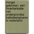 Mergel Gebroken. Een inventarisatie van ondergrondse kalksteengroeve in Nederland