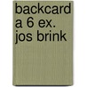 Backcard a 6 ex. Jos Brink door Tom van den Oetelaar