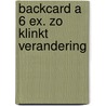 Backcard a 6 ex. Zo klinkt verandering door Amanda Gorman