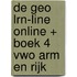 De Geo LRN-line online + boek 4 vwo Arm en rijk