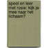 Speel en leer met Rosie: Kijk je mee naar het lichaam?