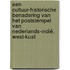 Een cultuur-historische benadering van het poststempel van Nederlands-Indië. West-kust